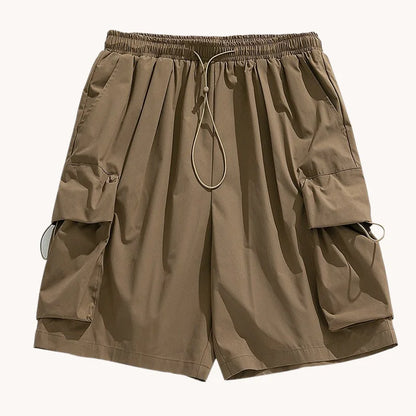 Drawstring Cargo Shorts