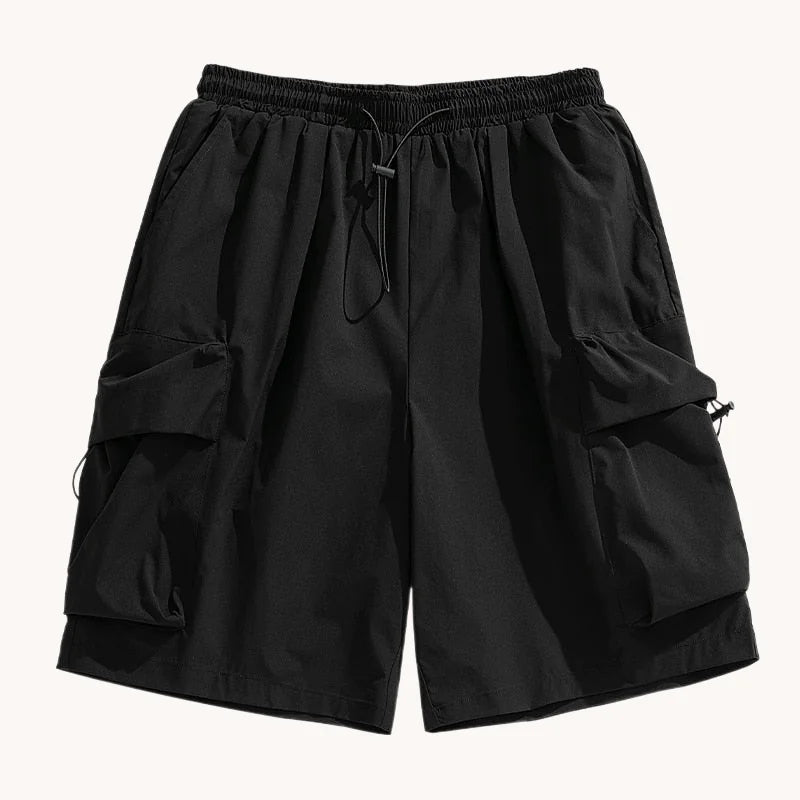 Drawstring Cargo Shorts